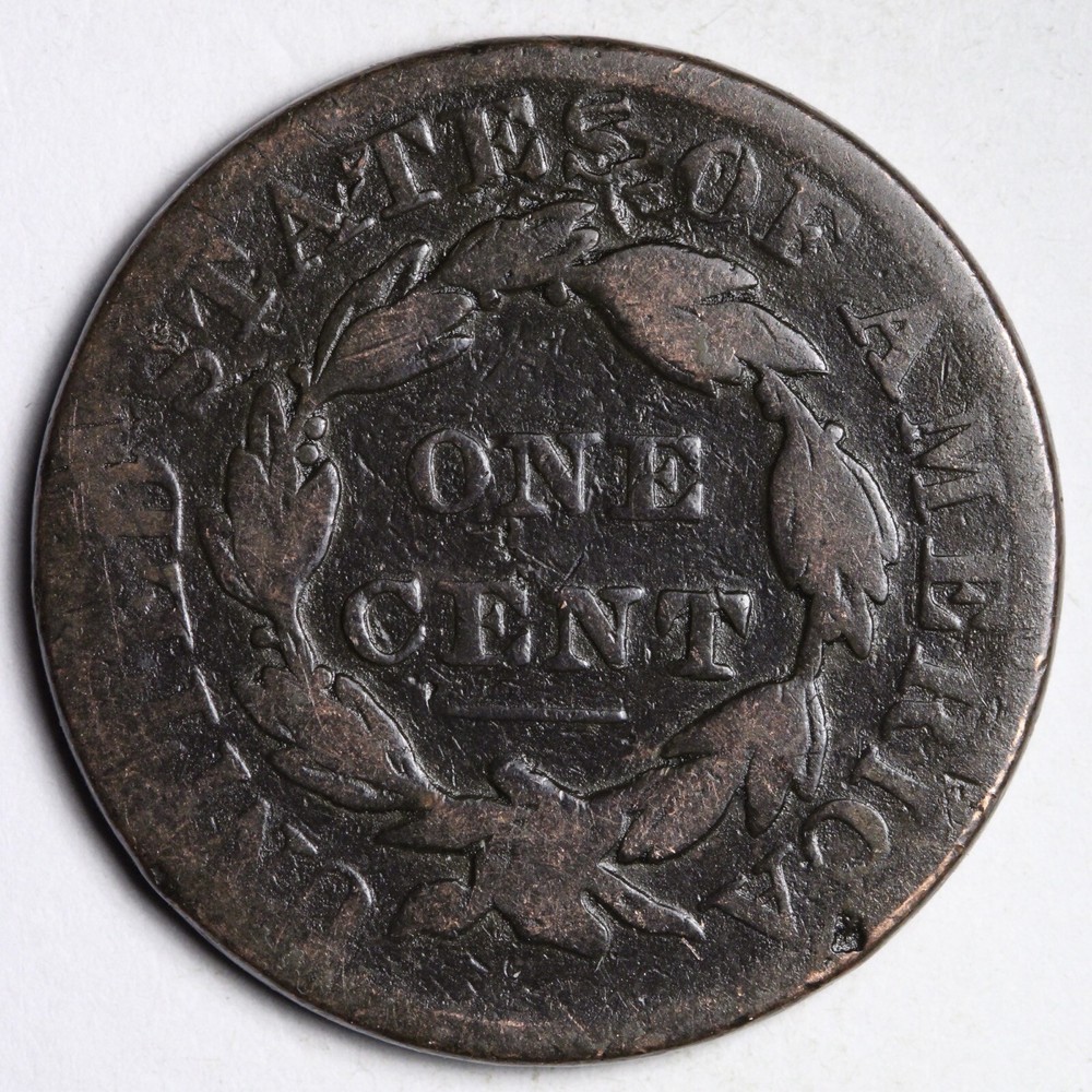 1832 Coronet Head Large Cent CHOICE VG E140 GCH