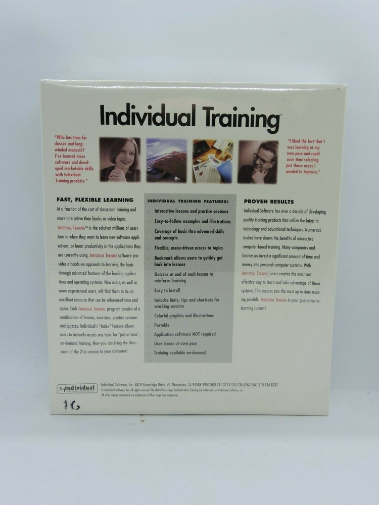 Vintage Individual Training Software For Word For Windows ver.6 3.5 disk
