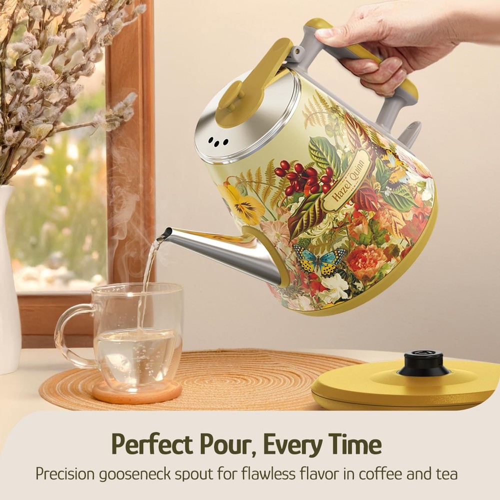 Retro X Eduardo Recife Collaboration Electric Kettle- 1 Litres / 34 Ounces Re...