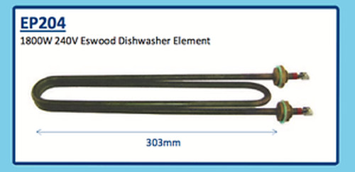1800W 240V ESWOOD DISHWASHER ELEMENT EP204