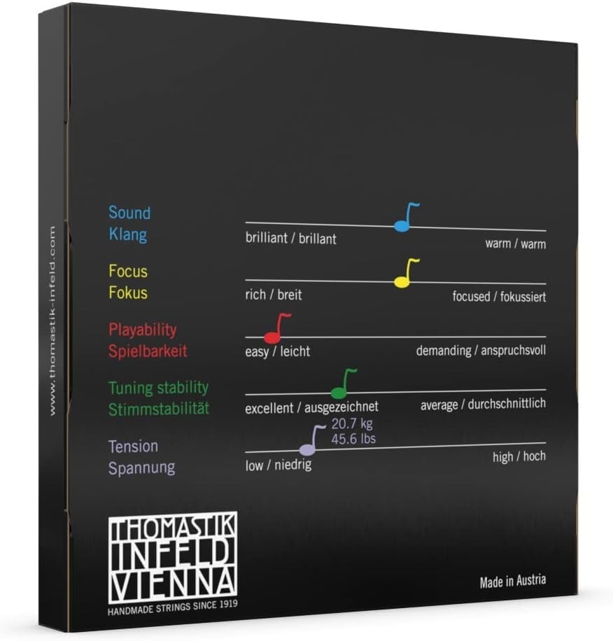 Thomastik Infeld Dominant Viola Strings 141 Metallic Quality Since 1918