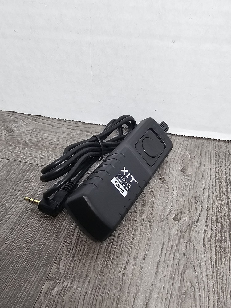 XIT XT60RS DESIGNED FOR CANON WIRED REMOTE CONTROL BLACK