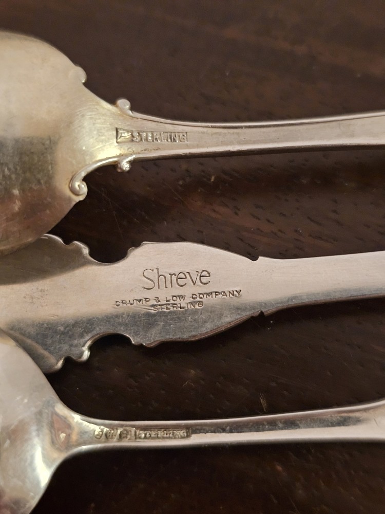 Vintage Sterling Silver Spoons Various Themes