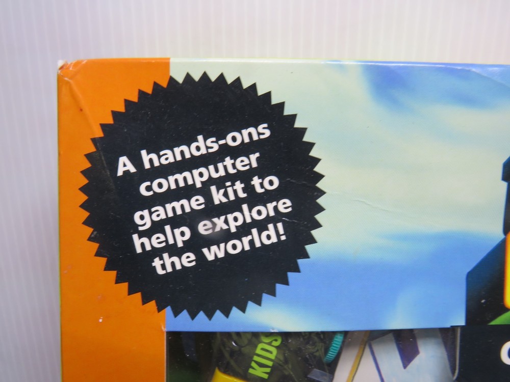 World Geography PC CD Rom Software kit Map Skills Mac Win Camera compass handson