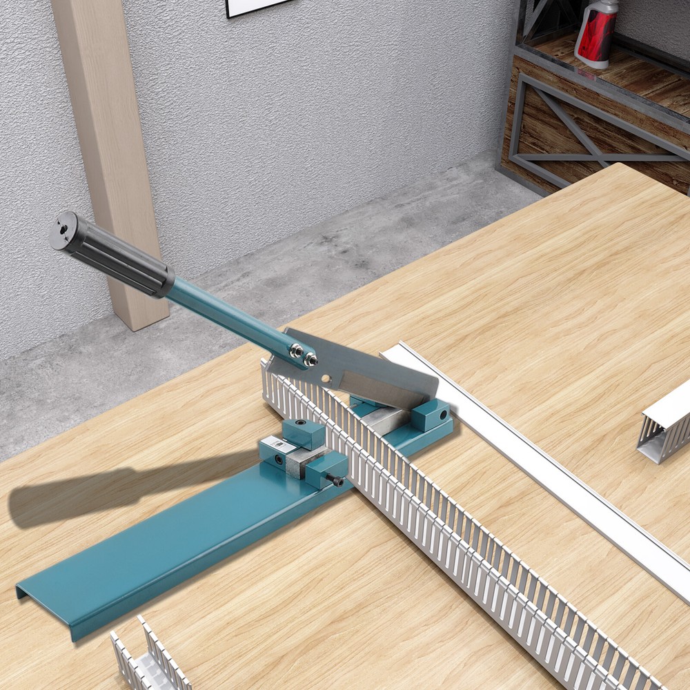 PVC Trunking Cutter Manual Plastic Wire Duct Cutting Machine Angle Adjustable