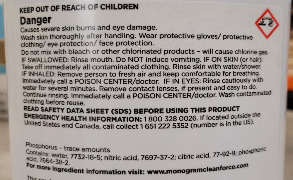 Monogram Clean Force K1 Delimer