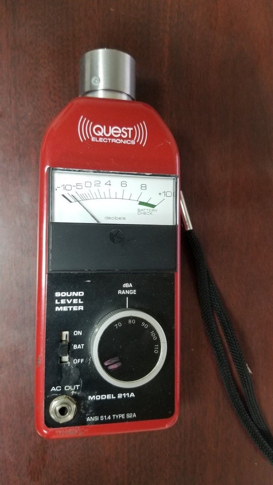 Quest Electronics 211A/FS Permissable Sound Level Meter