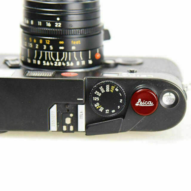 New For Leica Soft Release Button Red Photography Camera Accessory