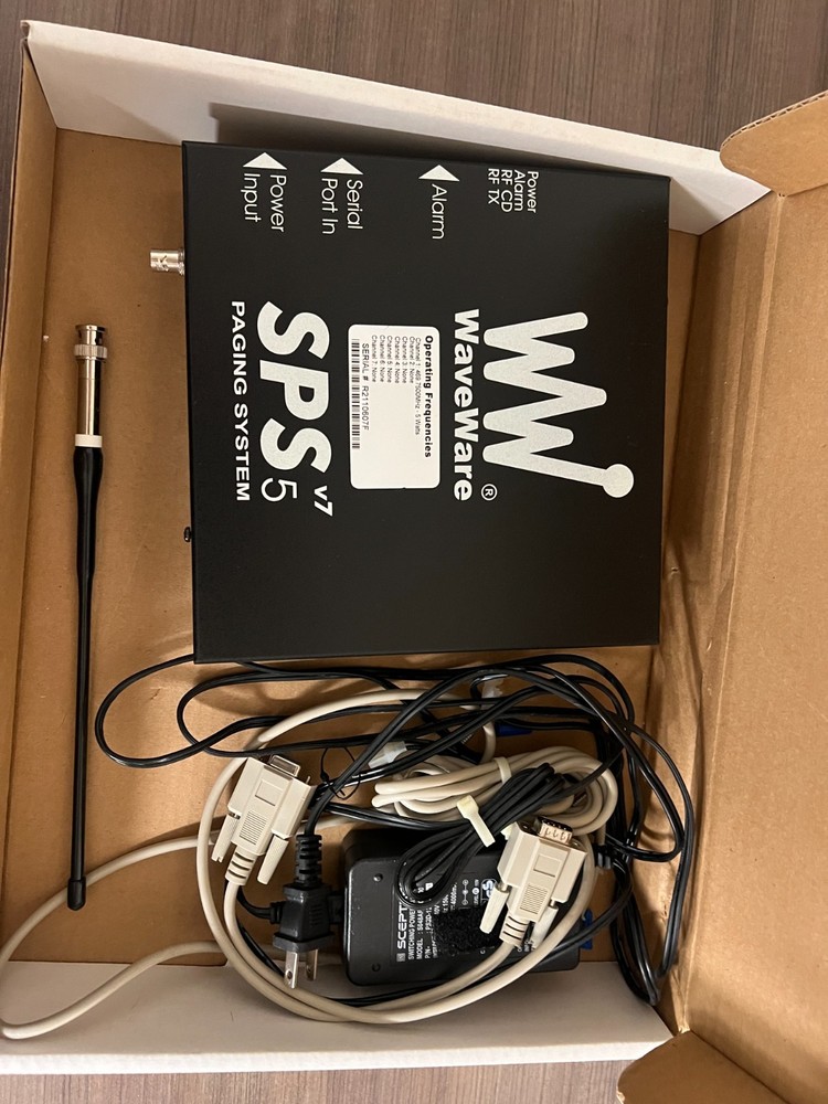 WAVEWARE SPS-5 PAGING SYSTEM