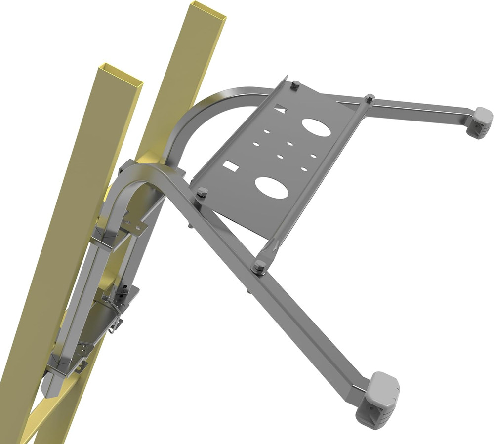 Heavy Duty Ladder Stabilizer with Non-Slip Pads for Safe Gutter Access