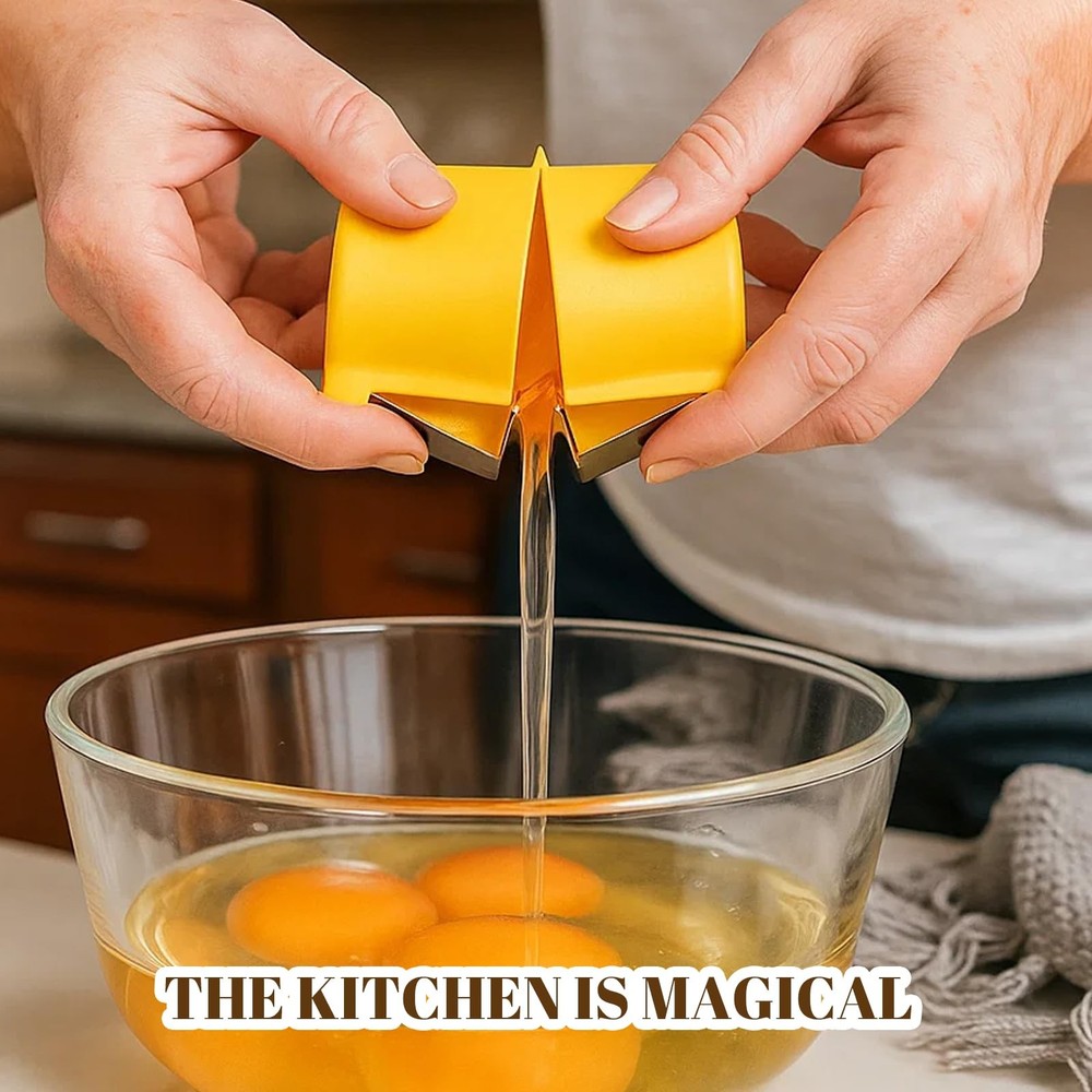 Egg Cracker, 6PCS Shell Opener for Raw Eggs, pink, yellow, orange