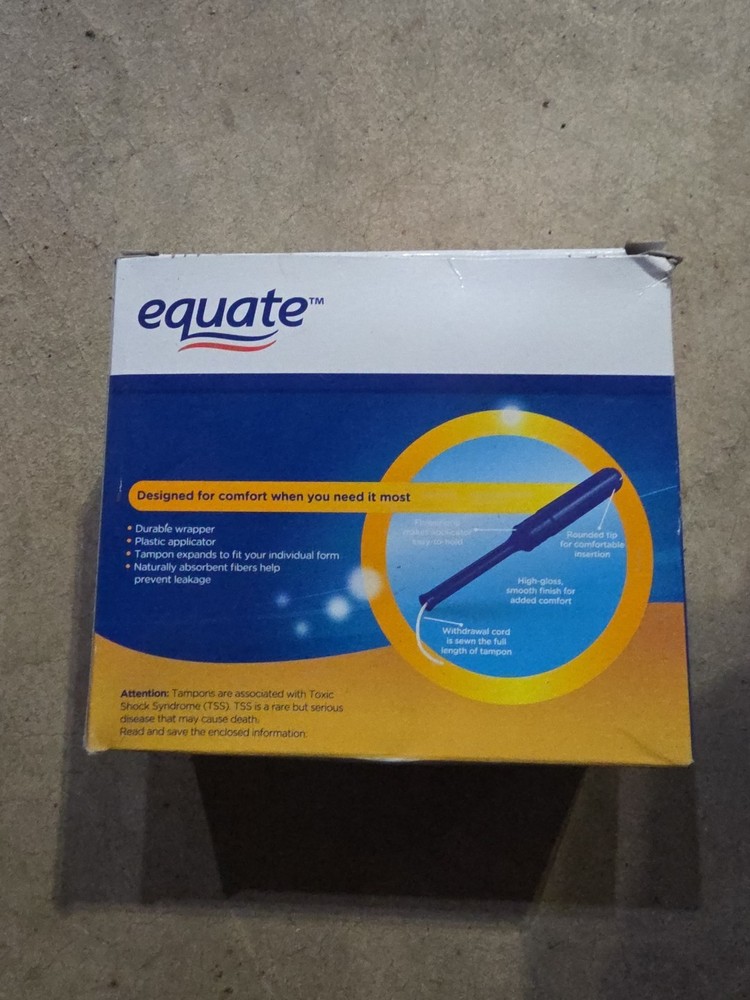 Equate Super Plus Absorbency Unscented Tampons with Plastic Applicators, 36 Ct