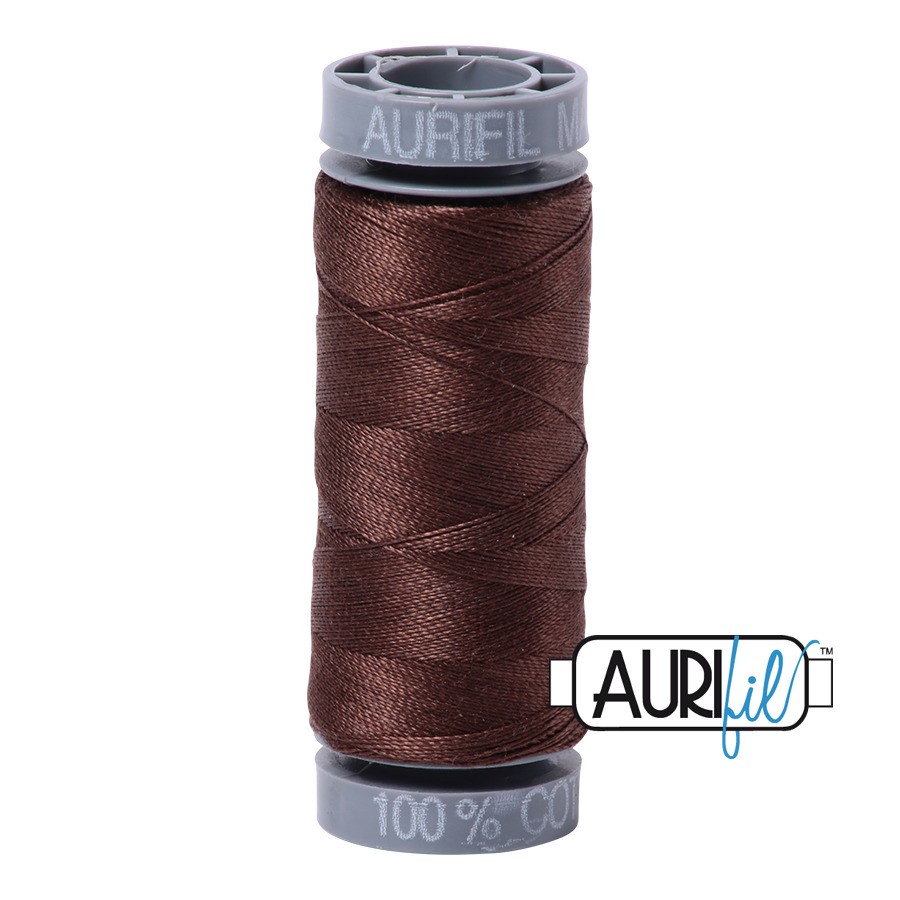 Medium Bark 1285 | 28wt Small Spool 100M / 109Y | Aurifil