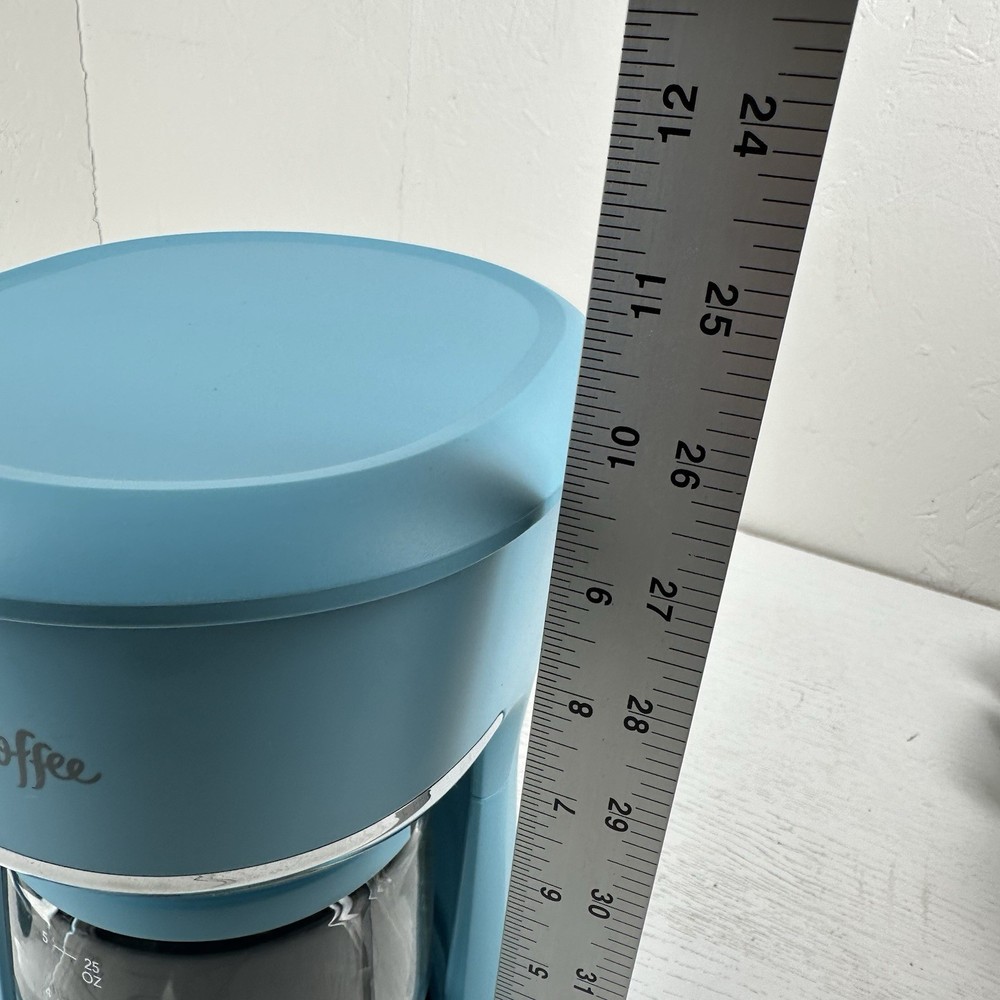 Mr Coffee 5 Cup Programmable Coffee Maker Rare Arctic Blue 201852 BVMC-PC05AB2