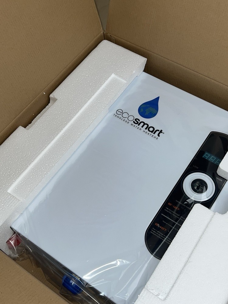 EcoSmart ECO 27 Electric Tankless Water Heater, 27 KW at 240 Volts, 112.5 Amps