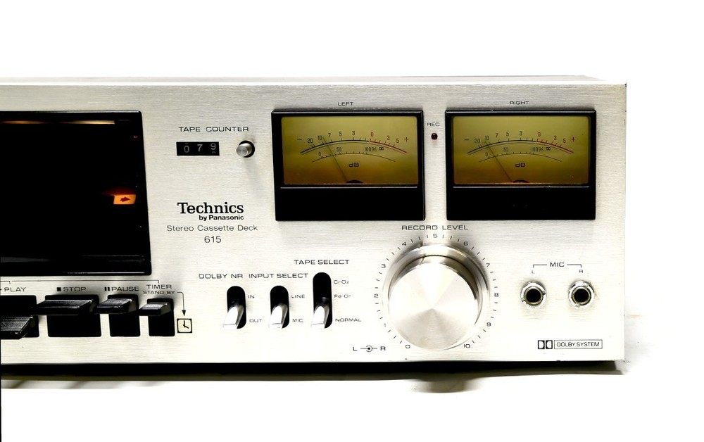 Technics RS-615U 2 Head Stereo Cassette Deck - Fully Serviced