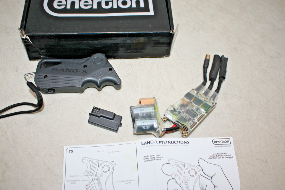 Enertion Nano X remote control Electric Skateboard Longboard Raptor 2 Controller