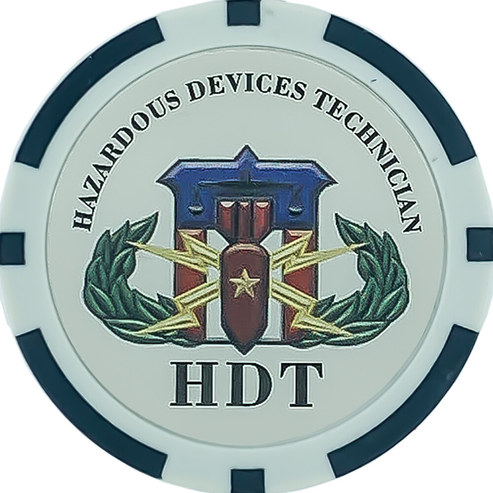 HDT Poker Chip Black