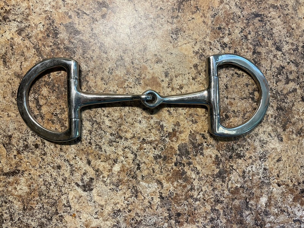 D-Ring Snaffle Stainless Horse Bit 5” NOS