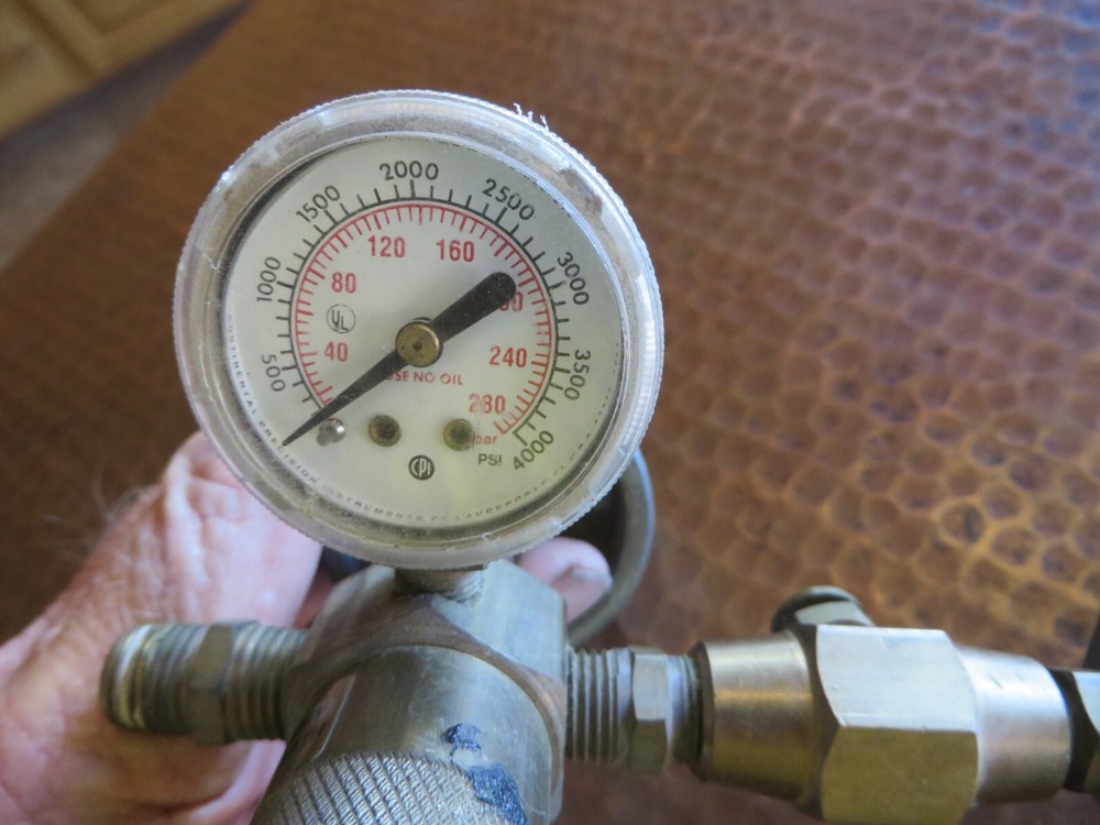 Marshall Brass Co 210 Regulator and Connectors Helium