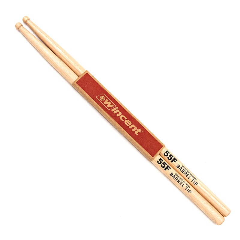 Wincent 55F Precision Hickory Drumsticks - Round Tip