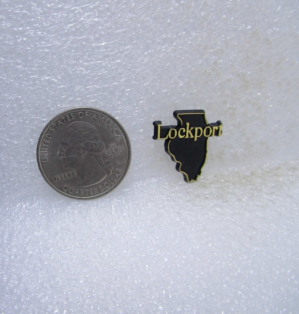 Lockport Illinois Plastic Pin