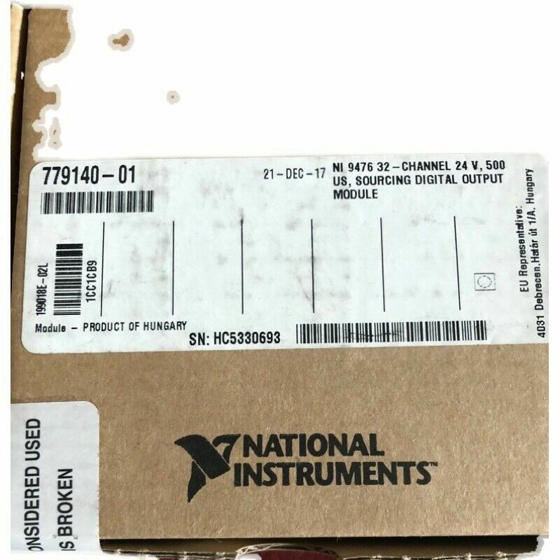 NEW NI 9476 Sourcing Digital Output Module 32-Channel 779140-01