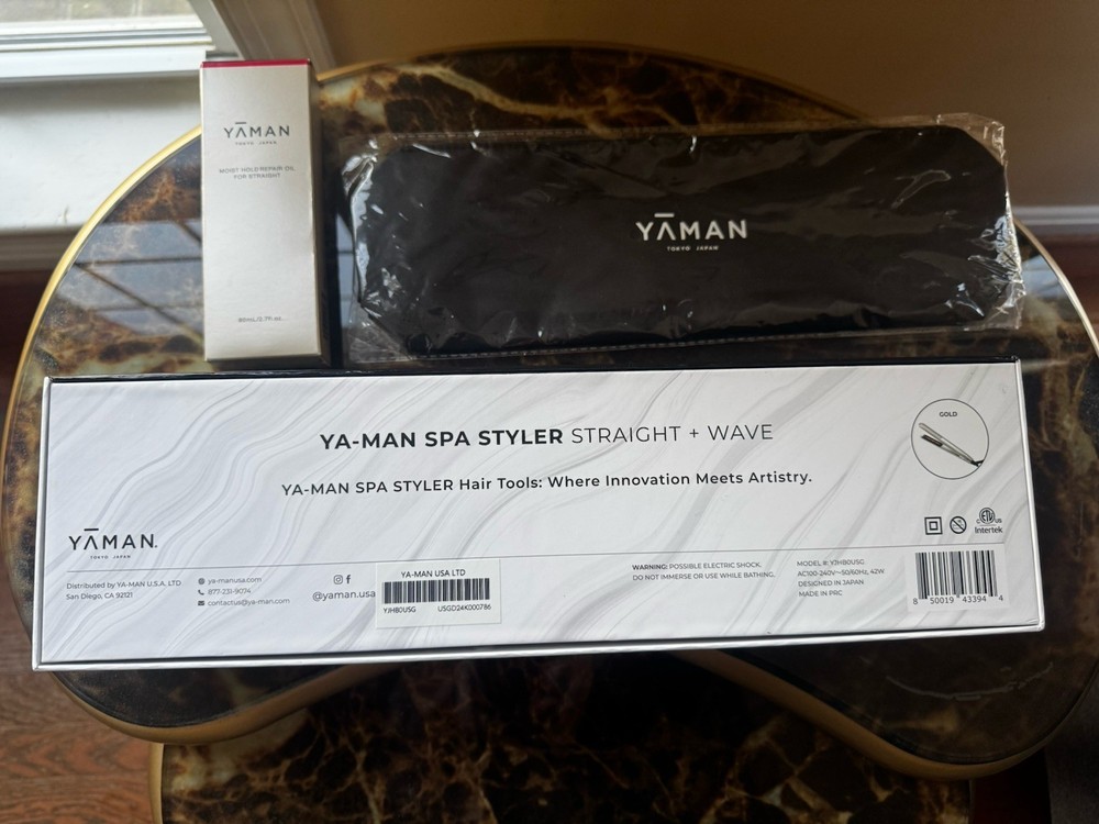 YA-MAN SPA STYLER Flat Iron Straight+EXTRA GIFT SET