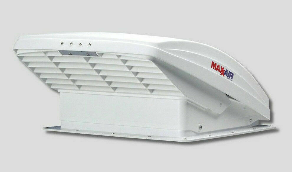 5100K MaxxAir/MaxxFan Deluxe RV Ventilator with Thermostat & Rain Shield