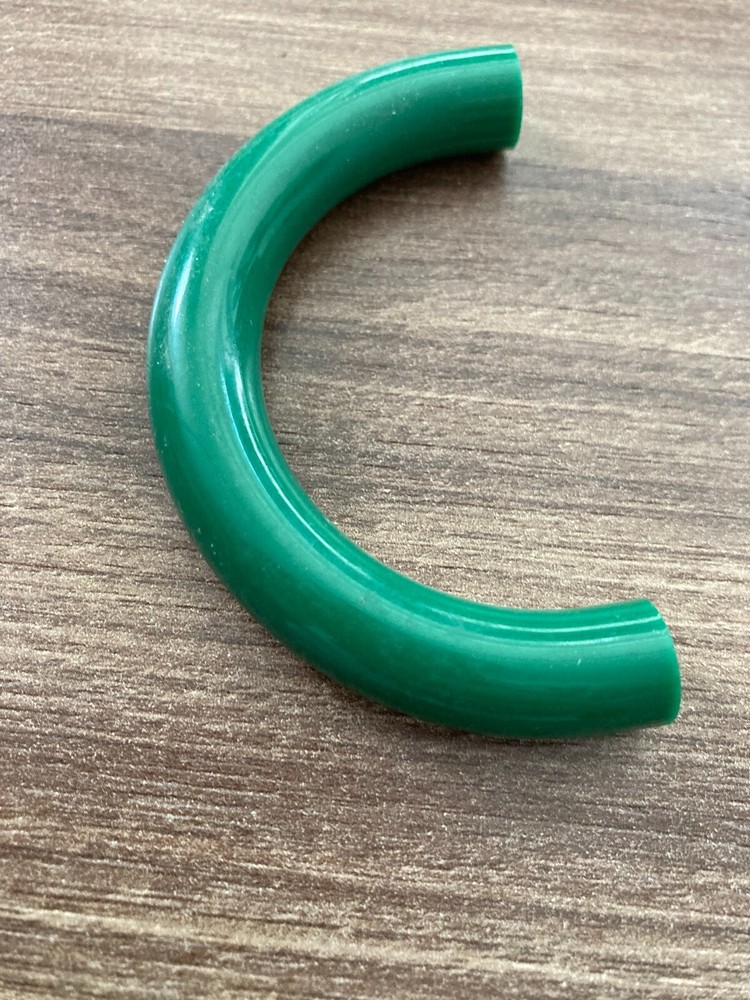 HEWI Plastic Green Arc Drawer Pull Handle Midcentury Modern Original 1970s 70mm