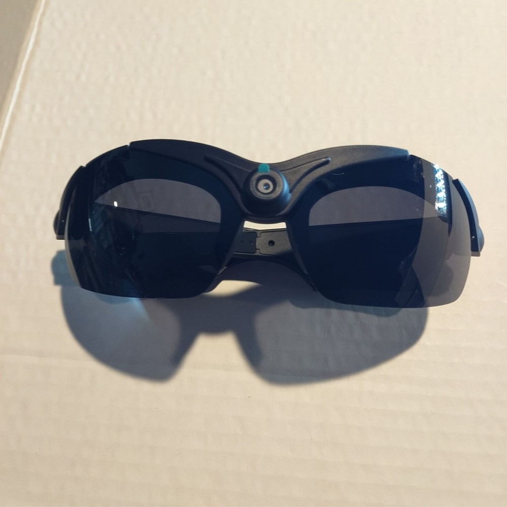 ProVision Smart Sunglasses W/ Built-In HD Camera & Bluetooth Black Frame UV Prot