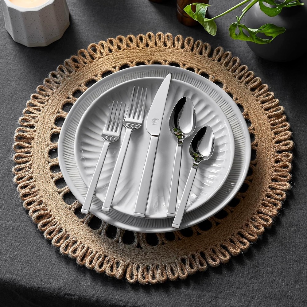 ZWILLING Squared 5-pc 18/10 Stainless Steel Flatware Set