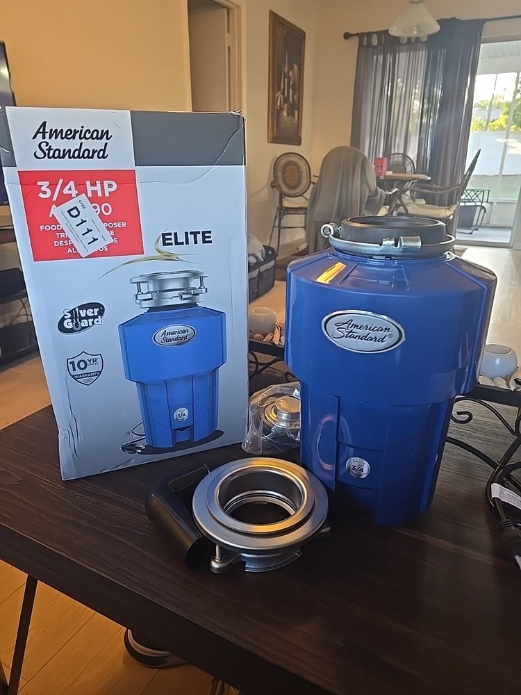 American Standard 3/4hp ASE-90  Garbage Disposal (Open Box)