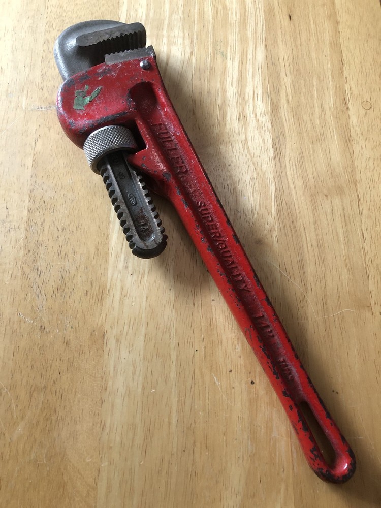 Fuller Pipe Wrench 14" Vintage - "Super Quality" - Adjustable