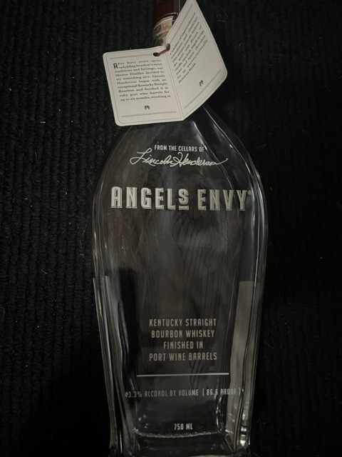 Angel's Envy 750ml Bottle Excellent