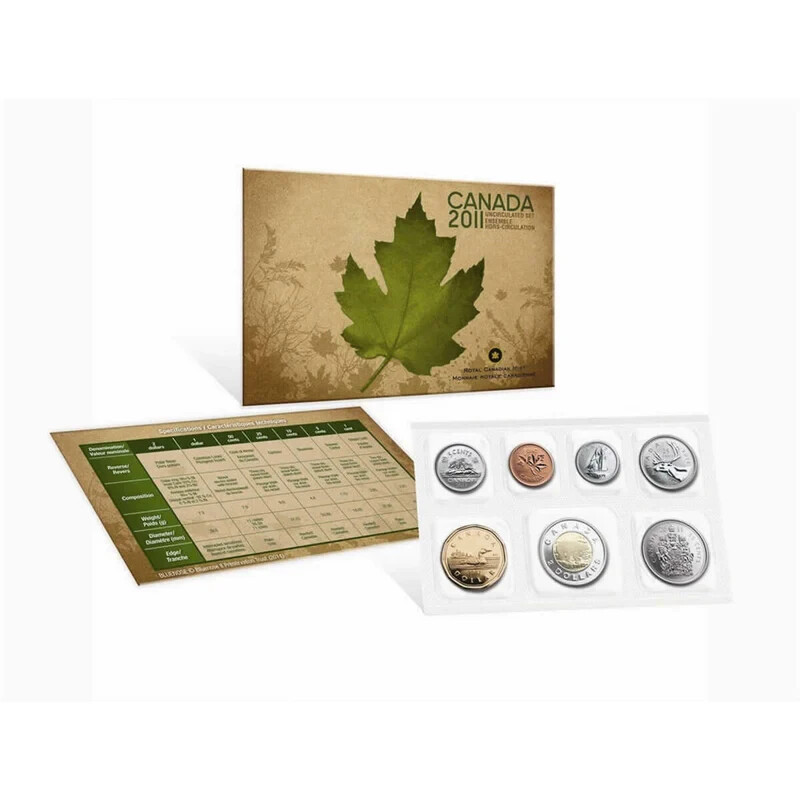 2011 Uncirculated Canadian Coin Set 🇨🇦