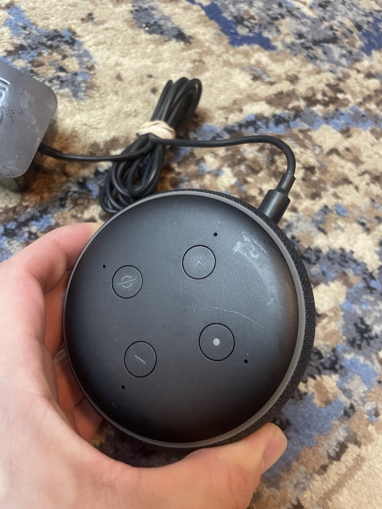 Amazon C78MP8 Echo Dot 3rd Generation Smart Speaker Black w/ Power Plug