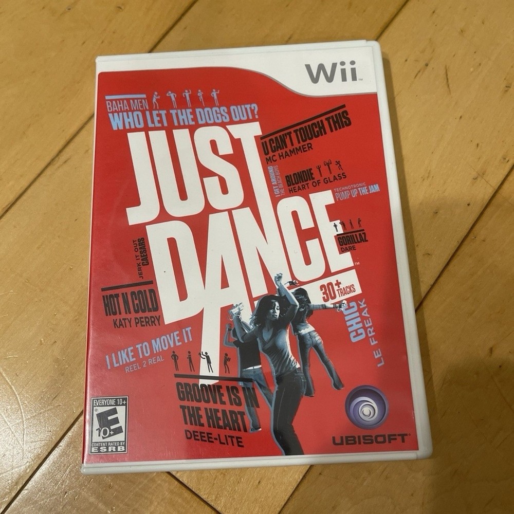 Ubisoft Just Dance DVD Keep Case for Nintendo Wii Original Game Box