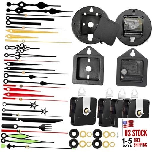 High Torque Quartz Clock Movement Mechanism Replacement Clock Kit with