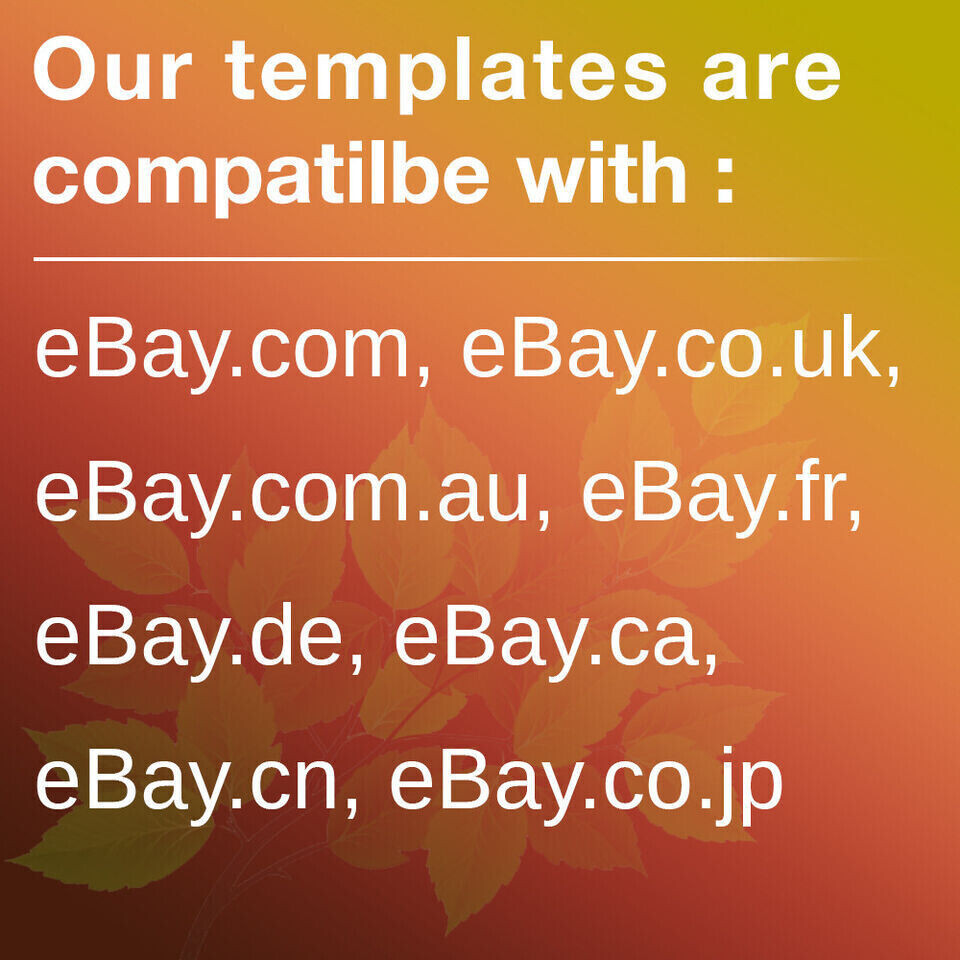 eBay Auction Listing Templates Mobile Responsive HTTP 2019 Secure