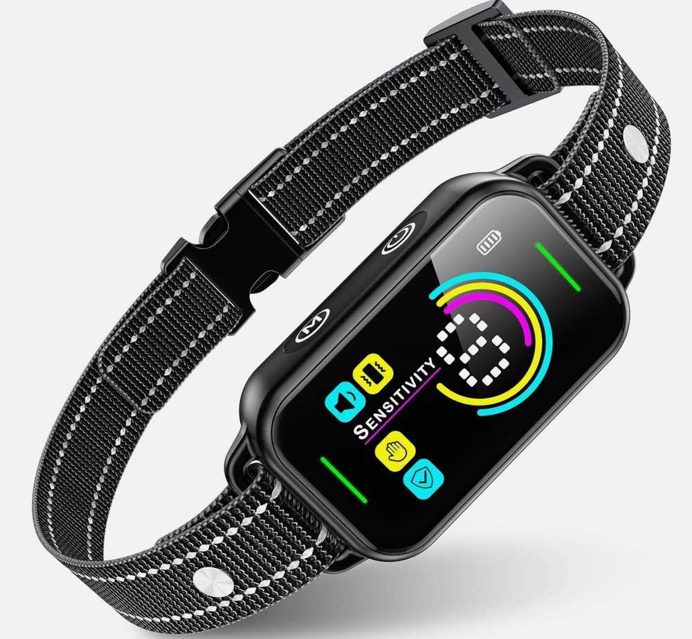 DINJOO Smart Bark Training Collar, Rechargeable, TC03Pro, Adjustable Collar