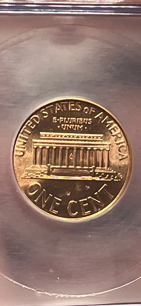 1998 ICG MS 68 RD Lincoln Cent MACKENZIE DICKEY SIGNED