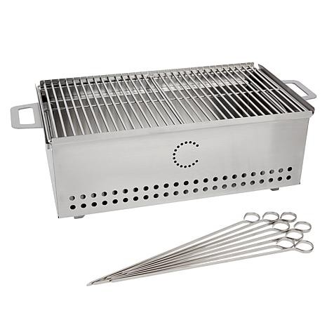 Curtis Stone Portable Charcoal Grill with Carry Bag