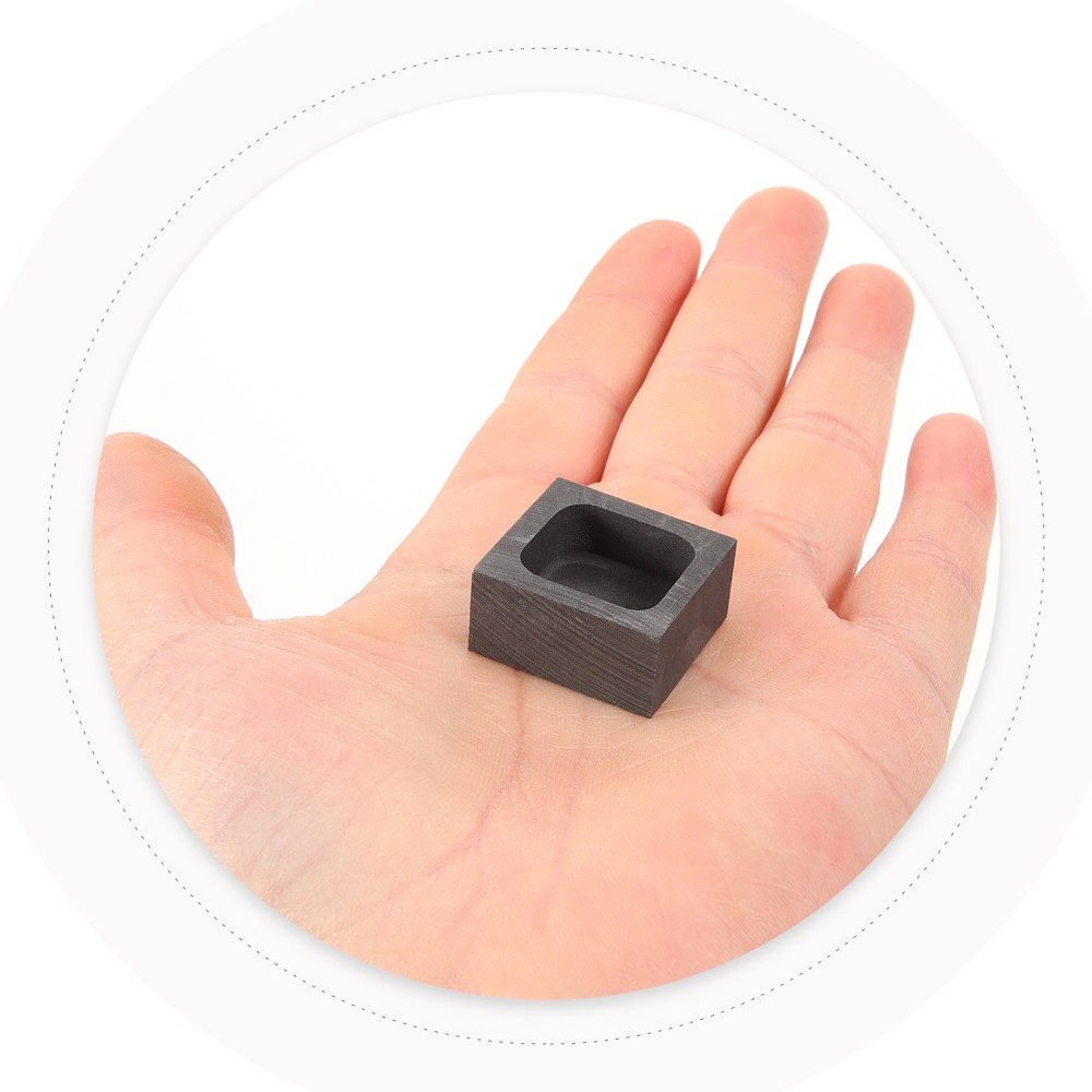 Silver Casting Mold Graphite Molds Hole Tool Crucible for Melting Metal