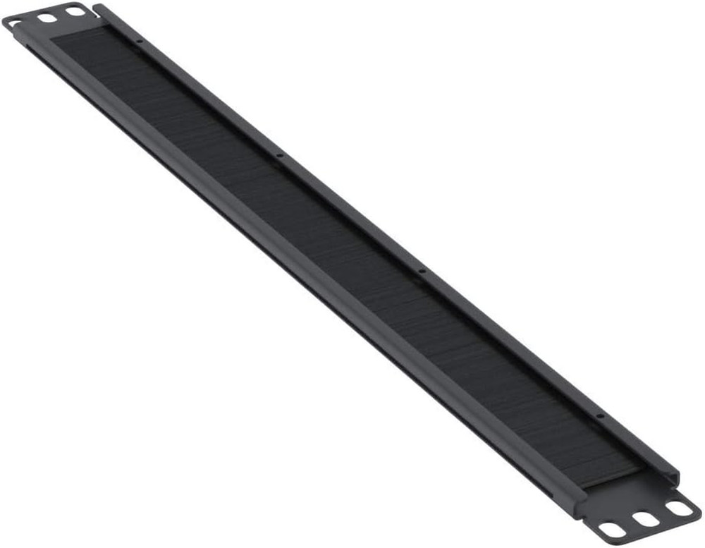 1U Horizontal Grommet Strip for 19” Server Rack Cable Management Panel
