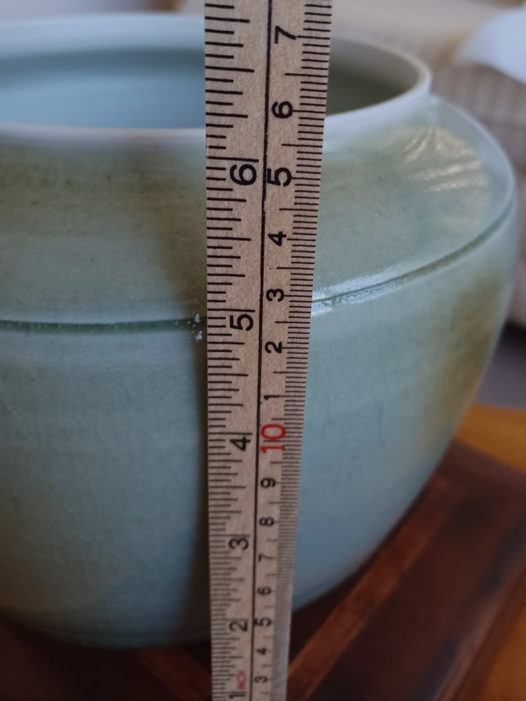 Vintage Studio Pottery Large Lidded Jar Signed E Kreusling 1977