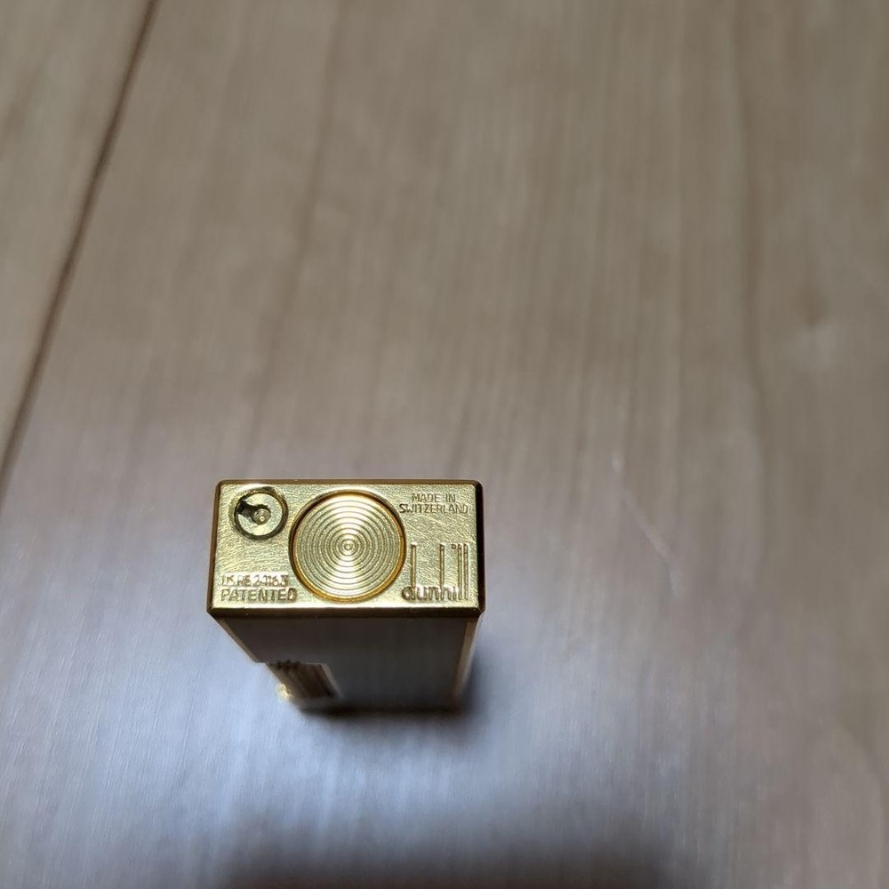 Dunhill Rollagas lighter green gold without box