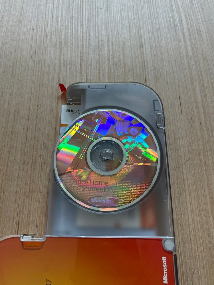 Microsoft Office 2007 Home And Student With Key Untested As Is