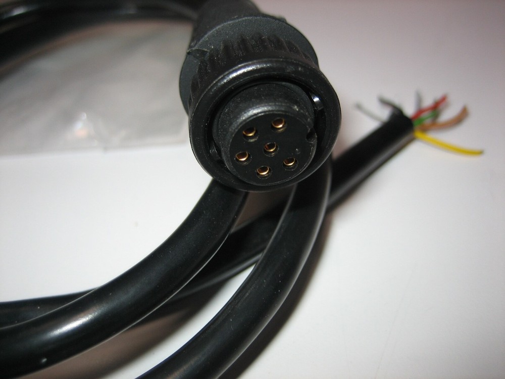 C-Map *NEW* 6-Pin Power Data Cable for Legacy Older Display Chartplotter GPS