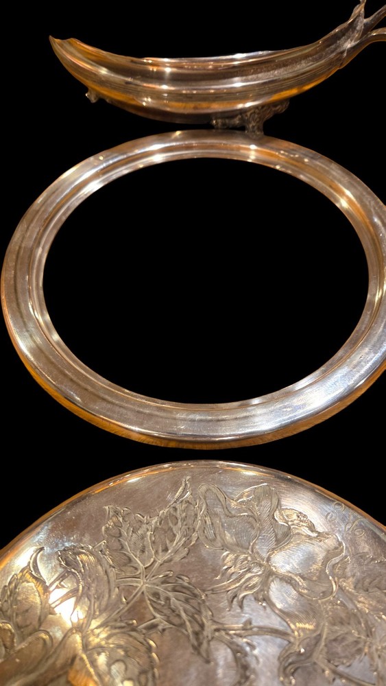 ANTIQUE DERBY SILVER PLATE COMPANY WARMING DISH
